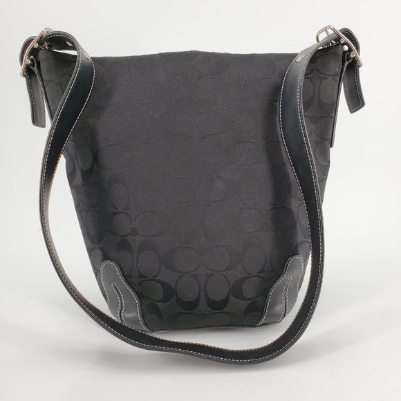 Coach Handbags - Coach Black Hobo Shoulder Bag H25-6076